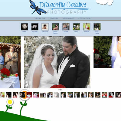 Portfolio page of dfcphotography.com